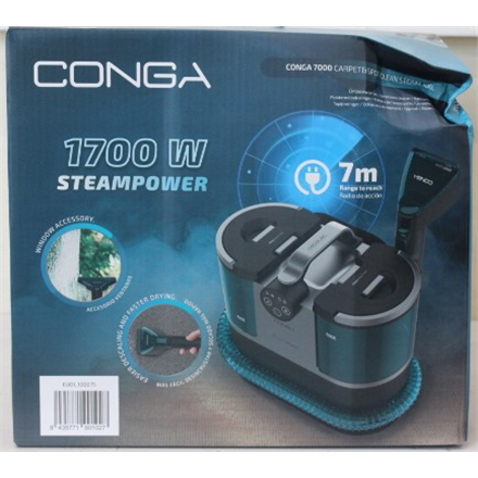 SALE OUT. Cecotec Conga 7000 Carpet&Spot Clean Steam XXL cable upholstery cleaner | Cecotec Upholstery Cleaner | Conga 7000 Carpet&Spot Clean Steam XXL | 1700 W | 24 month(s) | DAMAGED PACKAGING, SCRATCHED ITEM