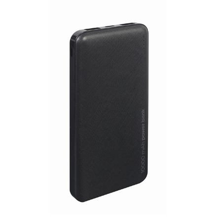 Gembird | Power Bank | PB10-02 | 10000 mAh | Black | 2 x USB-AF