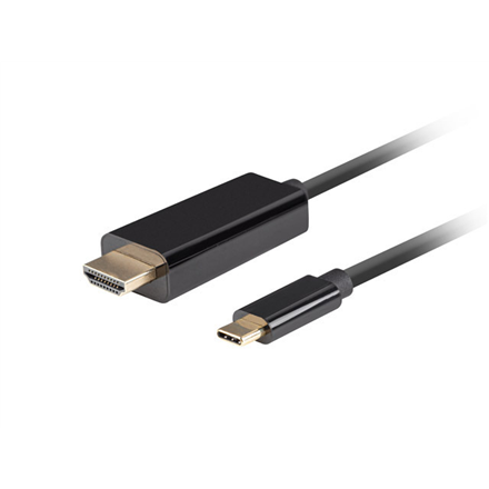 Lanberg USB-C to HDMI Cable, 3 m 4K/60Hz, Black | Lanberg | USB-C to HDMI Cable | CA-CMHD-10CU-0030-BK | 3 m
