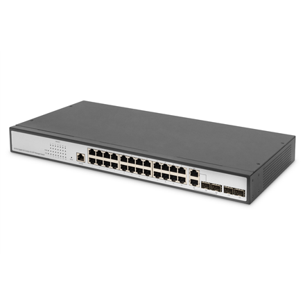 Digitus | 24-Port Gigabit Switch | DN-80221-3 | Managed L2 | Desktop/Wall-mountable