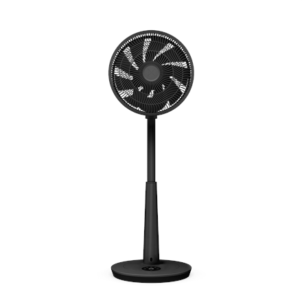 Duux Fan | Whisper 3 | Stand Fan | 19 W | Diameter 34 cm | Number of speeds 26 | Oscillation | Remote control | Black