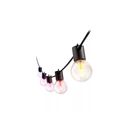 Philips Hue Hue Festavia Globe Outdoor String Lights, 21m Extension | 30 W