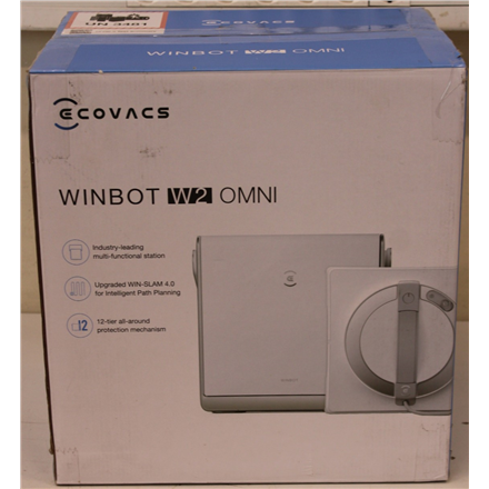 SALE OUT. Ecovacs | Window Cleaning Robot | WINBOT W2 OMNI | Corded | 2800 Pa | White | USED, DIRTY, SCRATCHED, MISSING LIQUID BOTTLE