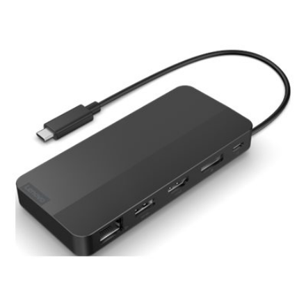 Lenovo | USB-C Dual Display Travel Dock w/o Adapter | 40B90000WW | Ethernet LAN (RJ-45) ports 1 | USB 3.0 (3.1 Gen 1) ports quantity 1 x USB-A 10 Gbps, 2 x USB-C 10 Gbps | HDMI ports quantity 1 | 65 W | Warranty 36 mo...