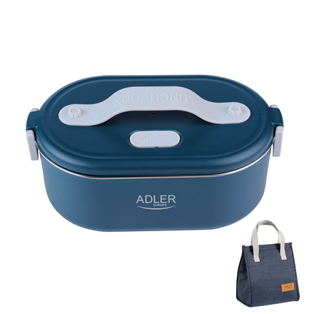 Adler | Electric lunch box with thermal bag | AD 4522 | 0.8 L | Plastic/Stainless steel | Lid included | Blue