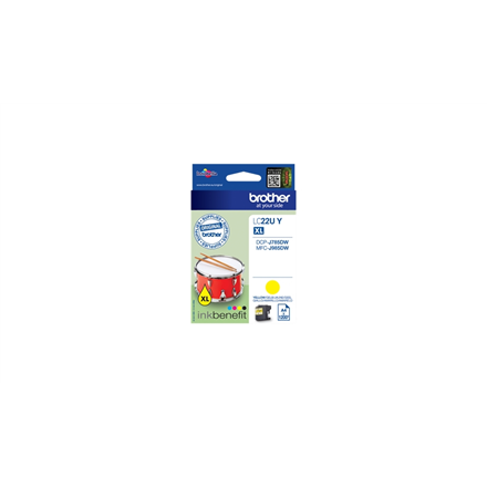 Brother LC-22UY | Ink Cartridge | Yellow
