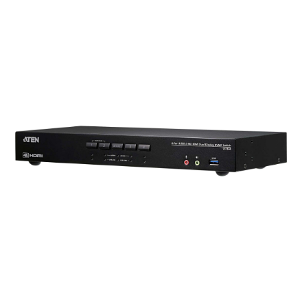 Aten | 4-Port USB 3.0 4K HDMI Dual Display KVMP Switch | CS1844