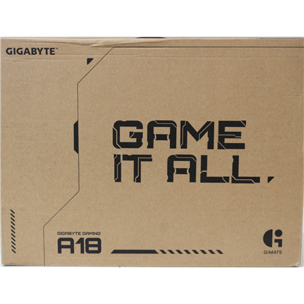 SALE OUT. Gigabyte GAMING A18 3VHK3EEC94SH 18" WQXGA AMD Ryzen 7 260/16GB/1TB/RTX 5060/Win11 Home/ENG kbd/2Y Warranty | Gigabyte A18 Gaming 3VH | Black Steel | 18 " | IPS | WQXGA | 2560 x 1600 pixels | 165 Hz | Anti-g...