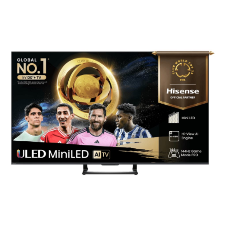 Hisense ULED MiniLED Smart TV 4K | 55U7Q | 55 | Smart TV | UHD | Black