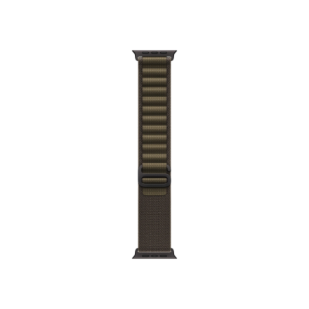 APPLE 49mm Dark Olive Alpine Loop - Small - Black Titanium Finish | Apple