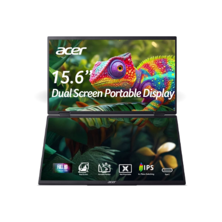 Acer | PD163QBMIUUX PD3 Series | 16 " | IPS | 16:9 | 60 Hz | 8 ms | 1920 x 1080 pixels | 250 cd/m² | HDMI ports quantity 1 | Black