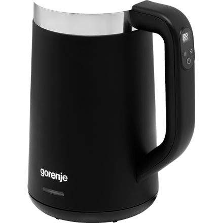 Gorenje | Kettle | K17TRDW | Electric | 2200 W | 1.7 L | Plastic/Metal | 360° rotational base | Black