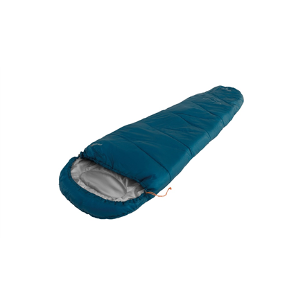 Easy Camp Starling Mummy Blue 8°C | Sleeping Bag | 210 x 75 x 50 cm | Temperature -5 to 12 °C | Two-way open-end, autolock