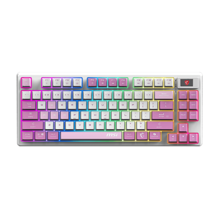 MSI FORGE GK600 TKL WIRELESS VIOLET | Gaming keyboard | Wireless | US | Mechanical Linear