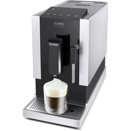 Caso | Coffee Machine | Café Crema One | Pump pressure 19 bar | Built-in milk frother | Automatic | 1350 W | Black