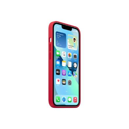 iPhone 13 Silicone Case with MagSafe – (PRODUCT)RED | Apple