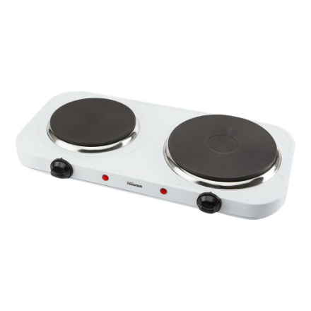 Tristar | Free standing table hob | KP-6245 | Number of burners/cooking zones 2 | Rotary | Electric | White