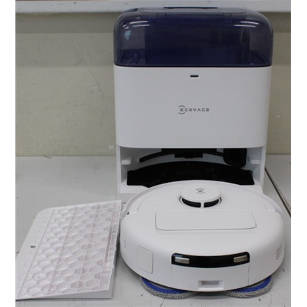 SALE OUT. Ecovacs DEEBOT mini Vacuum cleaner, Robot, Wet&Dry, ZeroTangle Technology, Agile Navigation, White/Blue + Auto-empty station | Ecovacs Robotic Vacuum Cleaner | DEEBOT mini BLUE | Wet&Dry | Li-ion | 3200 mAh...