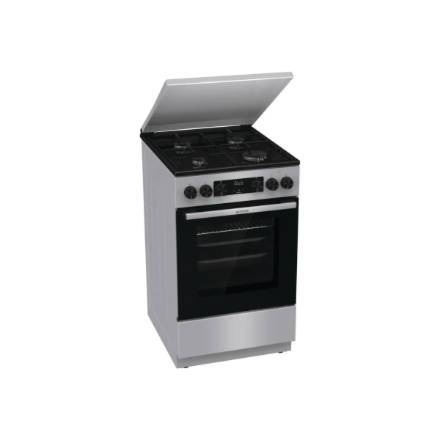 Gorenje GK5C42SJ | Cooker | Hob type Gas | Oven type Electric | Grey | Width 50 cm | Depth 59.4 cm | Grilling | Energy efficiency class A | 62 L