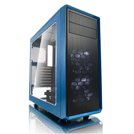 Fractal Design | Focus G | FD-CA-FOCUS-BU-W | Side window | Left side panel - Tempered Glass | ATX | ATX | Blue