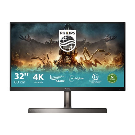 Philips | 329M1RV/00 | 31.5 " | IPS | HDR | 16:9 | 144 Hz | 1 ms | 3840 x 2160 pixels | 500 cd/m² | HDMI ports quantity 3 | Black | Warranty 24 month(s)