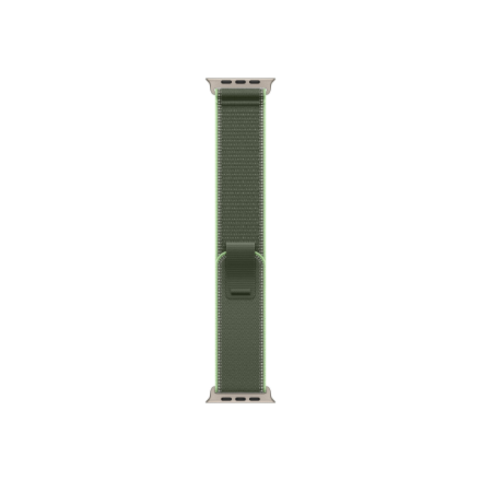 Apple 49mm Green/Neon Trail Loop - S/M - Natural Titanium Finish | Apple