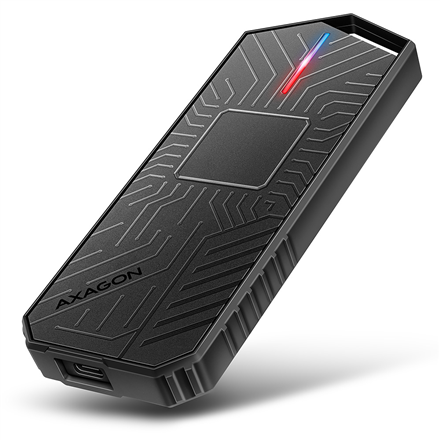 AXAGON USB-C 10Gbps - M.2 NVMe and SATA SSD GAME M.2 box | EEM2-GAM