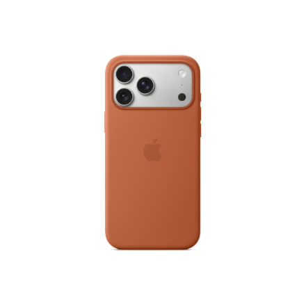 Apple iPhone 17 Pro Max Silicone Case with MagSafe – Terra Cotta | Apple