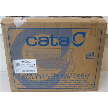 SALE OUT. | SALE OUT. | CATA | Hood | FK SLIM 6000 WH | Conventional | Energy efficiency class B | Width 60 cm | 162 m³/h | Mechanical | LED | White | RENEWED, SCRATCHED BODY (TOP) | 34 month(s)