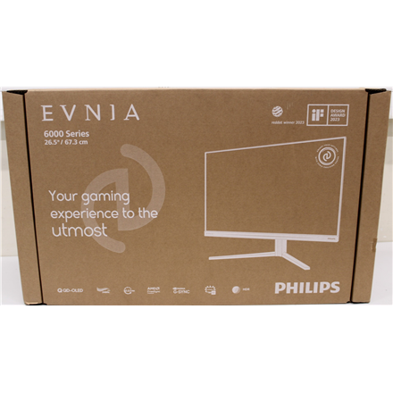 SALE OUT. PHILIPS 27M2N6501L/00 27" 2560x1440/16:9/0.03ms/400cd/m²/HDMI DisplayPort Headphone out | SALE OUT. | Philips 27M2N6501L/00 | 27 " | QD-OLED | 16:9 | 240 Hz | 0.03 ms | 2560 x 1440 pixels | 400 cd/m² | HDMI...