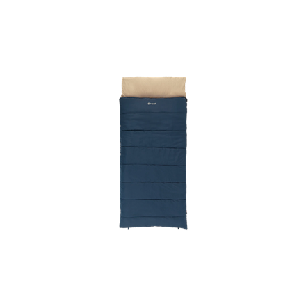 Outwell Contour Lux XL | Sleeping Bag | 220 x 105 cm | 2-way L-shape open-end with auto lock