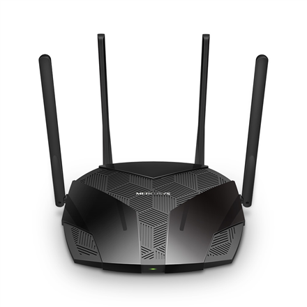 Mercusys | Dual-Band Wi-Fi 6 Router | MR80X AX3000 | 802.11ax | 2402+574 Mbit/s | Ethernet LAN (RJ-45) ports 3xGigabit LAN | Mesh Support Yes | MU-MiMO Yes | No mobile broadband | Antenna type External