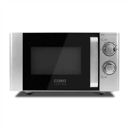 Caso | Microwave | M20 Ecostyle Pro | Free standing | 800 W | 20 L | Silver