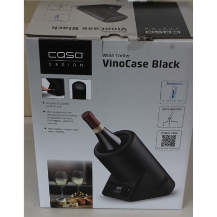 SALE OUT. Caso | Wine Cooler | VinoCase | Black | USED, SCRATCHES