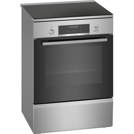 Bosch | Cooker | HLS79Y351U Series 6 | Hob type Induction | Oven type Electric | Stainless Steel | Width 60 cm | Depth 60 cm | Grilling | LCD | Energy efficiency class A | 63 L