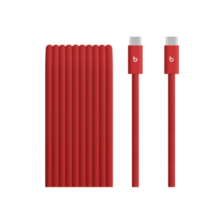 Apple 240W USB-C to USB-C Braided Cable (3 m ) - Rapid Red | Apple