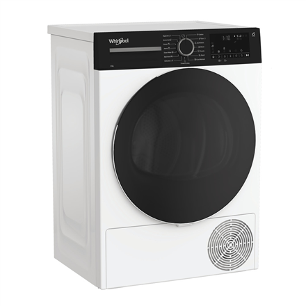 Whirlpool Dryer Machine | WPS D8 WBS EE | Energy efficiency class D | Front loading | 8 kg | Heat pump | Digital | Depth 55 cm | White