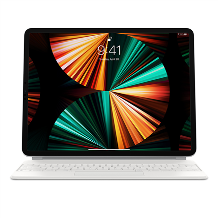 Apple | Magic Keyboard for 12.9-inch iPad Pro (3rd-6th gen) | Compact Keyboard | Wireless | SE | White