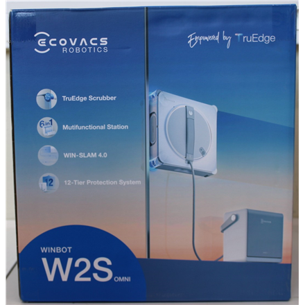 SALE OUT. | Ecovacs Window Cleaning Robot | WINBOT W2S OMNI | Corded | 8000 Pa | White | SCRATCHED ITEM, REMOVED SOCKET COVER