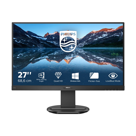 Philips | USB-C Monitor | 276B9/00 | 27 " | IPS | QHD | 16:9 | 75 Hz | 4 ms | 2560 x 1440 pixels | 350 cd/m² | HDMI ports quantity 1 | Black