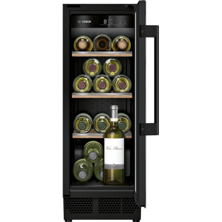 Bosch | Wine Cooler | KUW20VHF0 Series 6, | Energy efficiency class F | Built-in | Bottles capacity 21 | Black