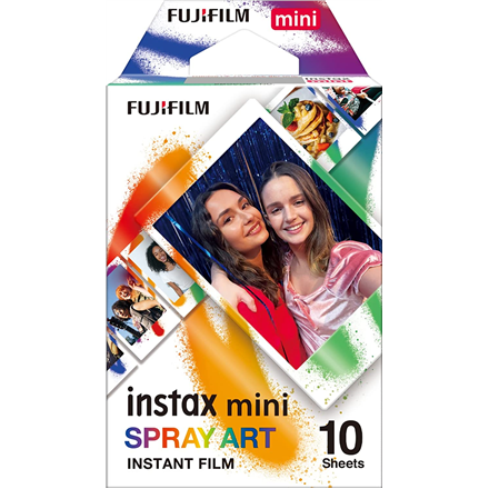 Fujifilm | Instax Mini | Art Spray Sheet Instant Film | 54 x 86 mm | Image size: 46 x 62 mm | Quantity 10