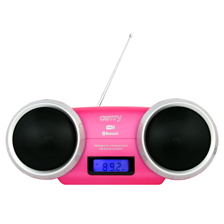 Camry | Audio/Speaker | CR 1139p | 5 W | Bluetooth | Wireless connection | Portable | Pink
