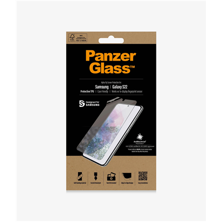 PanzerGlass | Screen protector | Samsung | Galaxy S22 | Self-healing TPU | Transparent | Case Friendly