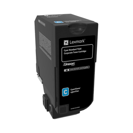 Lexmark Corporate | 74C2SCE | Laser Toner Cartridge | Cyan