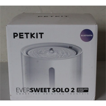 SALE OUT. Petkit P4114 (CT-W2) Eversweet Solo 2 Fountain, White | PETKIT | Smart Pet Drinking Fountain | Eversweet Solo 2 | Capacity 2 L | Filtering | Material Plastic | White | DEMO | 24 month(s)