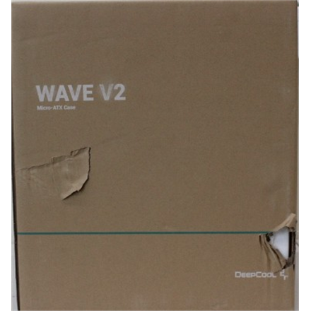 SALE OUT. Deepcool Wave V2 Micro ATX PC case | Deepcool | Wave V2 | Black | Micro ATX | DAMAGED PACKAGING | Power supply included No