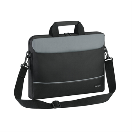 Targus | Intellect | Fits up to size 15.6 " | Messenger - Briefcase | Shoulder strap | Black/Grey