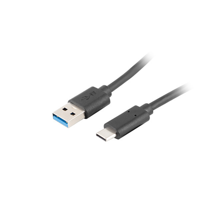 Lanberg | USB Type-C to USB Type-A 3.1 Cable, 1.8 m | CA-USBO-31CU-0018-BK | USB Type-C to USB Type-A