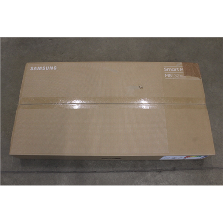 SALE OUT. Samsung | LS32FM801UUXDU | 32 " | VA | 16:9 | 60 Hz | 4 ms | 3840 x 2160 pixels | 400 cd/m² | HDMI ports quantity 1 | White | Warranty 24 month(s) | DAMAGED PACKAGING